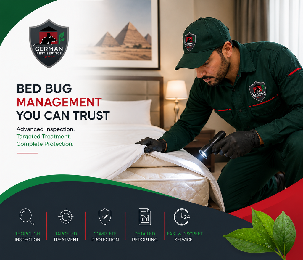 Bed bug  management and pest control service in Egypt